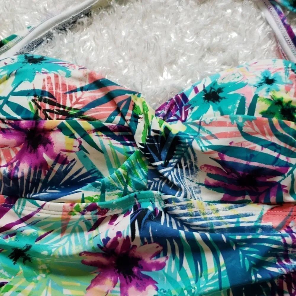 Tropical print one piece - Picture 5 of 5